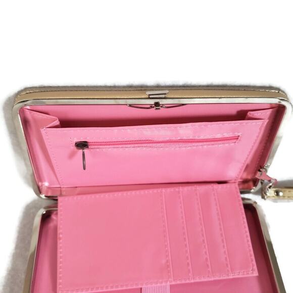 Cell Phone Card Money Holder Women's Wallet With Detachable Wrist Strap - Picture 8 of 12